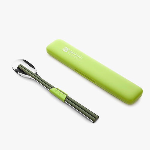 一勺一筷便携套装 绿色 
