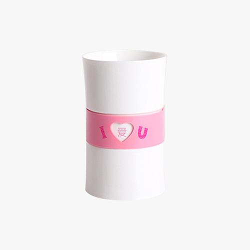 健康陶瓷心情杯 粉色 